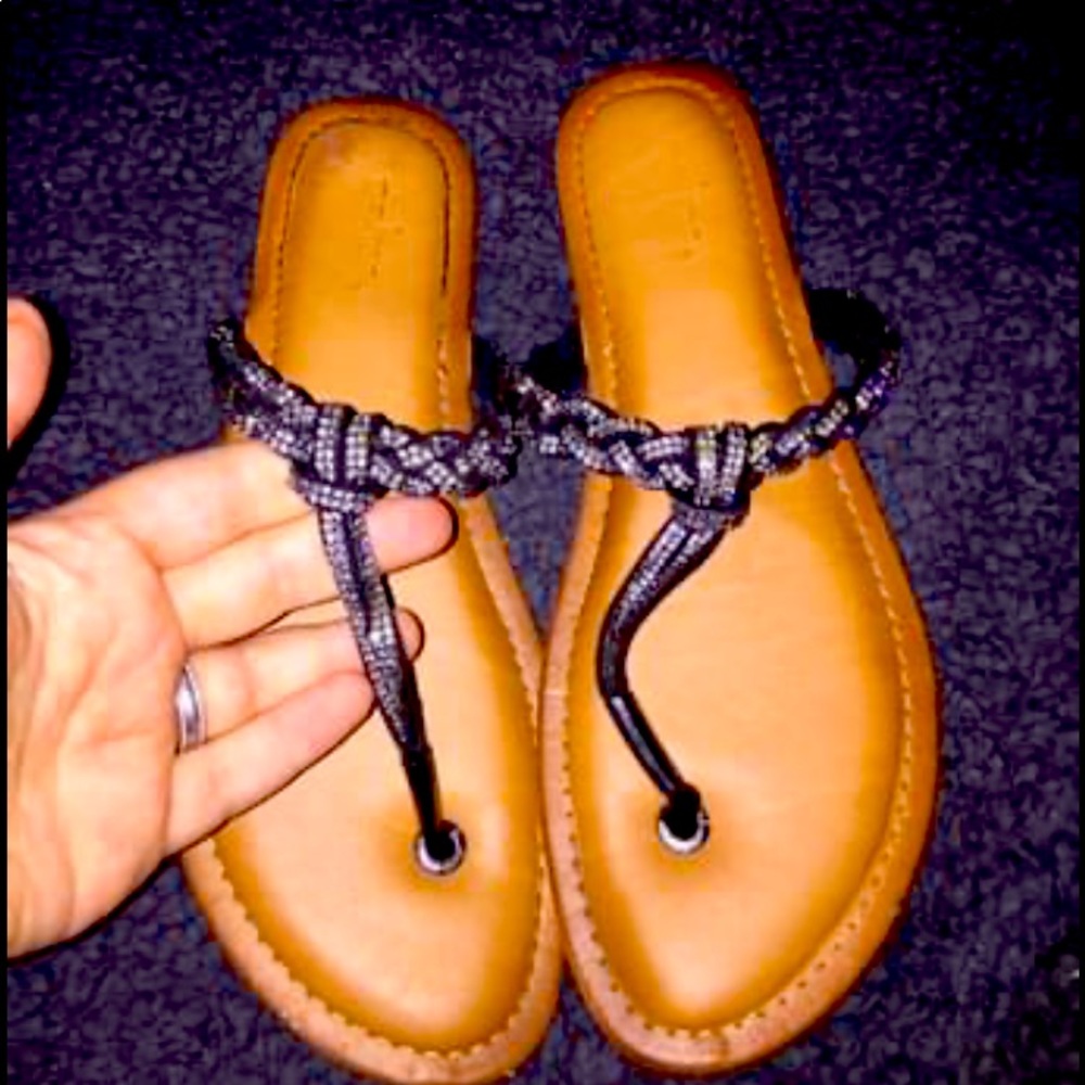 Jennifer Lopez Blingy Black Diamond Sandals